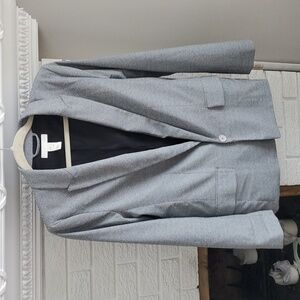 Women's H&M Grey Oversized Blazer Size 4